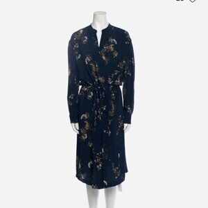 Vince Silk Midi Dress - Size Large